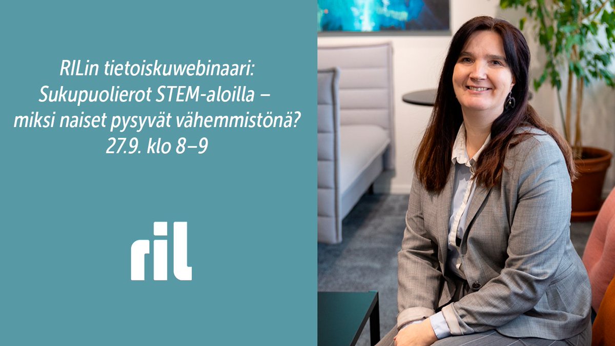 <a href="/RILInsinoorit/">RIL</a> jäsenistä noin 25 % on naisia. Kuinka muilla alan järjestöillä / liitoilla?

<a href="/TEK_akateemiset/">TEK</a> <a href="/SusannaBairoh/">Susanna Bairoh</a> puhuu teemasta RILin tietoiskussa ylihuomenna. Liity linjoille: bit.ly/48pRgdZ
 
#diversiteetti