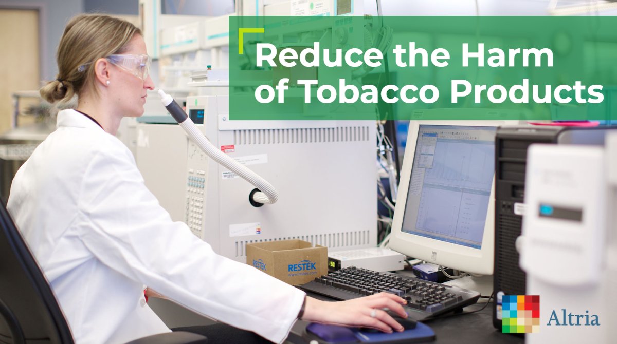 AltriaNews's tweet photo. We know that tobacco harm reduction can only be successful if smokers find less risky products satisfying. No single alternative product will satisfy all adult smokers looking to transition. Learn more about how Altria is #MovingBeyondSmoking at https://t.co/6tDwRopx5p https://t.co/mdbai5E8Bx