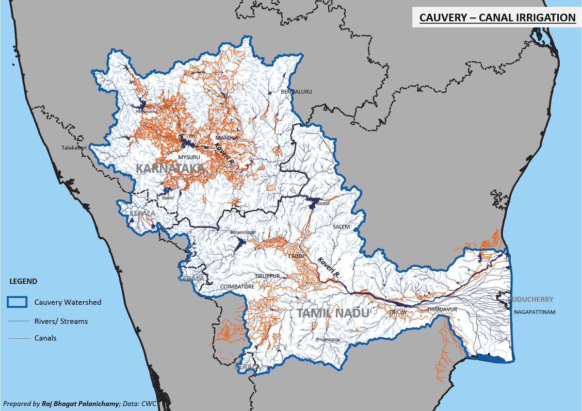 Kaveri River, Length, Basin, Map, & Facts