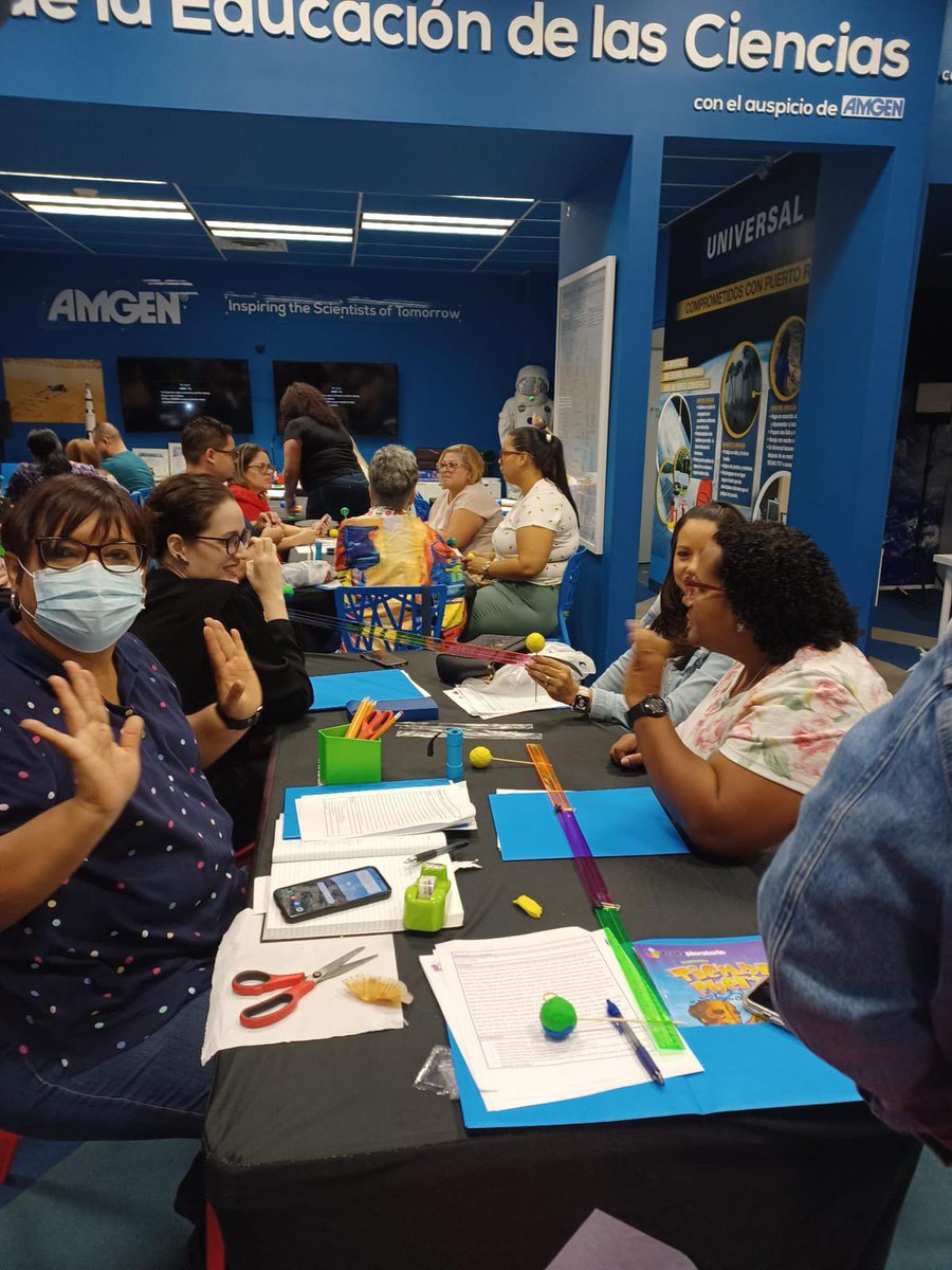 adamonzon's tweet photo. ¡Saludos a los maestros que fueron parte del Taller del Eclipse Solar en @ECOEXPLORATORIO Museo de Ciencias de PR! #eclipsemania #eclipsepr #eclipsesolar #solareclipse ☀️🌕🌎
⭐️ Lee aquí sobre eclipse: https://t.co/ladi8SoCEV
⭐️ Adquiere gafas de seguridad en: https://t.co/JaYSADU3iA
⭐️ Información 787-281-9090