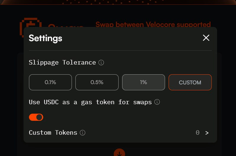 Velocore | veDEX on zkSync Era / Linea ▪️ (@velocorexyz) on Twitter photo Everyone says #AccountAbstraction is the future, but where to experience it?
We've implemented 3 important AA features in <a href="/zksync/">ZKsync (∎, ∆)</a> !
1⃣ you can pay gas fee in USDC even if you don't have ETH🔥Toggle this config on and off on the setting on the swap page.
2⃣ Users who use Everyone says #AccountAbstraction is the future, but where to experience it?
We've implemented 3 important AA features in <a href="/zksync/">ZKsync (∎, ∆)</a> !
1⃣ you can pay gas fee in USDC even if you don't have ETH🔥Toggle this config on and off on the setting on the swap page.
2⃣ Users who use