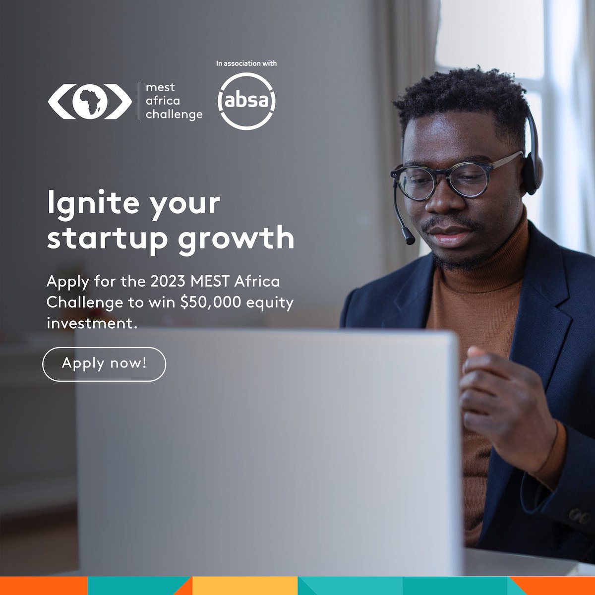 VC4A_Africa's tweet photo. Meet & compete with Africa’s finest startups from #Ghana, #Nigeria, #Senegal, #Kenya & #SouthAfrica at #MAC23 and get
⚡️USD 50K in equity investment,
⚡️access to MEST Portfolio resources & partnerships,
⚡️business coaching & more
Apply now > https://t.co/f4CvF5s248
#MAC2023 https://t.co/xWNY5zIoZQ