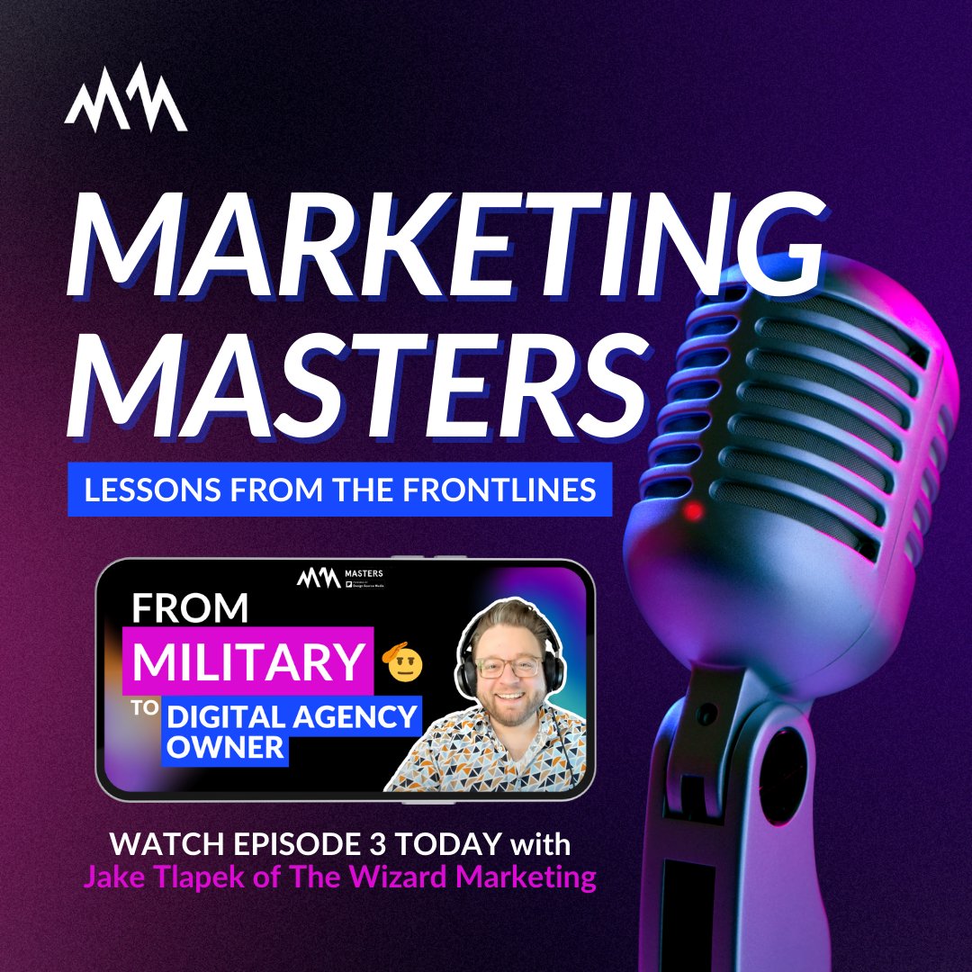 getdsm's tweet photo. Welcome to Episode 3 of Marketing Masters! 🌟 

Jake Tlapek of The Wizard Marketing provides invaluable insights that are both actionable and thought-provoking 🚀 

LINK BELOW TO WATCH ⬇️
https://t.co/CKA7zPtmzf

#marketingmasters #jaketlapek #strategicmarketing #agencyscaling https://t.co/lLh3NlfvPK