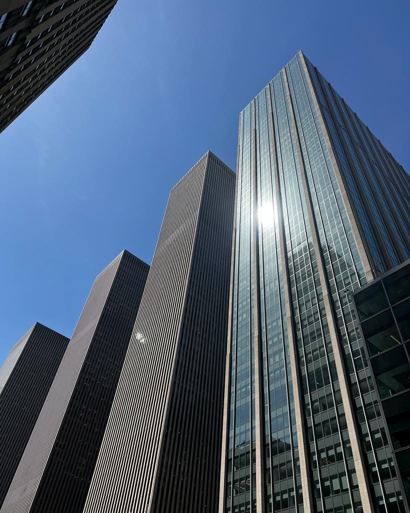 city shapes from an afternoon walk