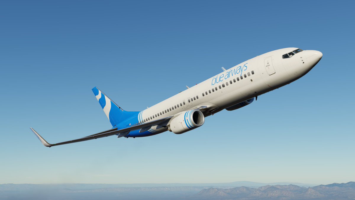 BlueAirwaysInt's tweet photo. Introducing the new livery design for our livery! https://t.co/XNK9S9lY8R