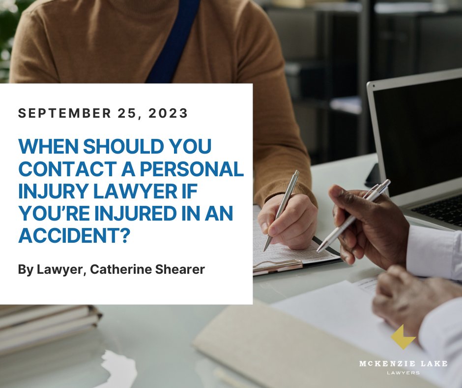 McKenzie Lake Lawyer, Catherine Shearer, was featured in a recent article by Guelph Today. Very often, individuals think that a lawyer is too expensive or can manage on their own, not realizing they have easy access to a personal injury lawyer. mckenzielake.com/insights-artic…