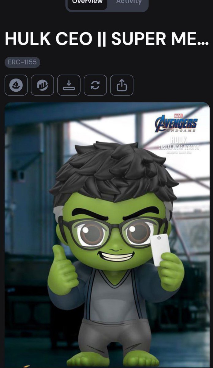 our NFT collection is about to be launched let's go together HULK CEO we will make stories in the world of cryptocurrency.

#NFT #BNB #BTC #ETH #Bitcoin 
#Crypto #ElonMusk #HULKCEO

<a href="/HULKCEO/">HULK CEO</a> telegram