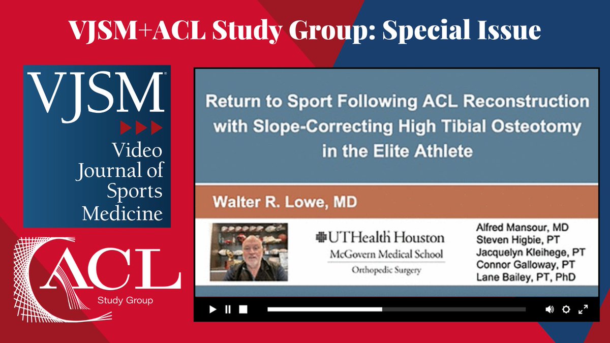 videojsportsmed's tweet photo. #ACLStudyGroupVJSM presents a technique from @McGovernMed at @UTHealthHouston for primary or revision ACL reconstruction with HTO to reduce posterior slope. @ACLStudyGroup
Check it out: https://t.co/hw0iNuesm6 https://t.co/A5EOqqpwvm