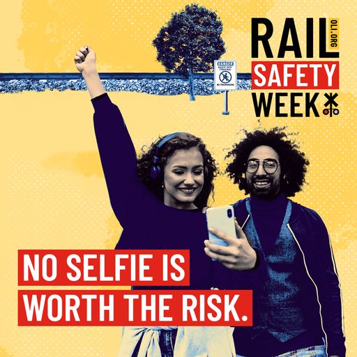 Railroad tracks are beautiful, but think twice before you take a selfie! It's dangerous and illegal to take photos on the tracks - #RailSafetyWeek #STOPTrackTragedies