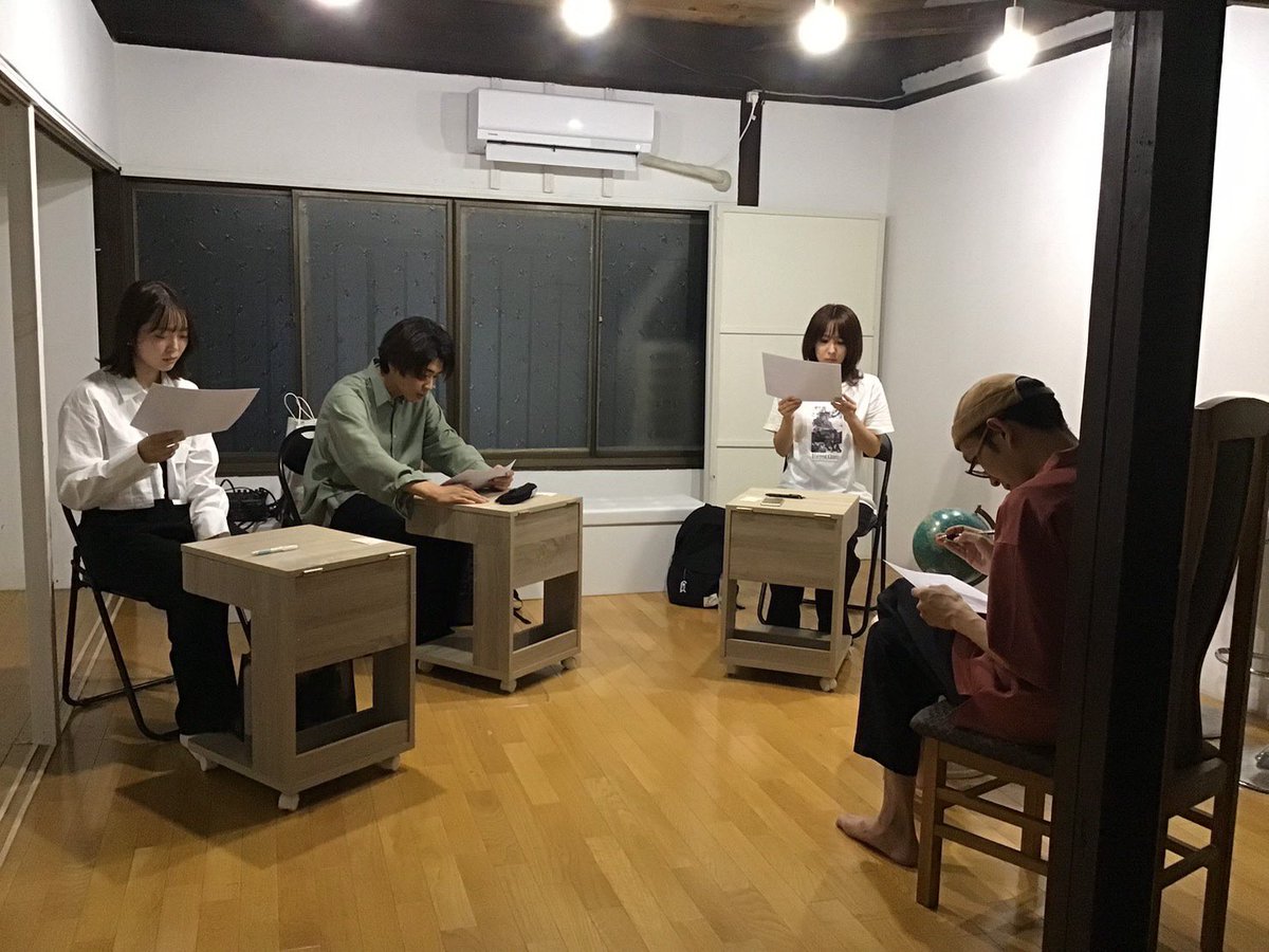 ivamasato's tweet photo. 本日『青年と死』
顔合わせ&amp;読み合わせでした！

みんなつよつよな役者さんなので
本稽古が今から楽しみです😊 https://t.co/xCxcjHbaip