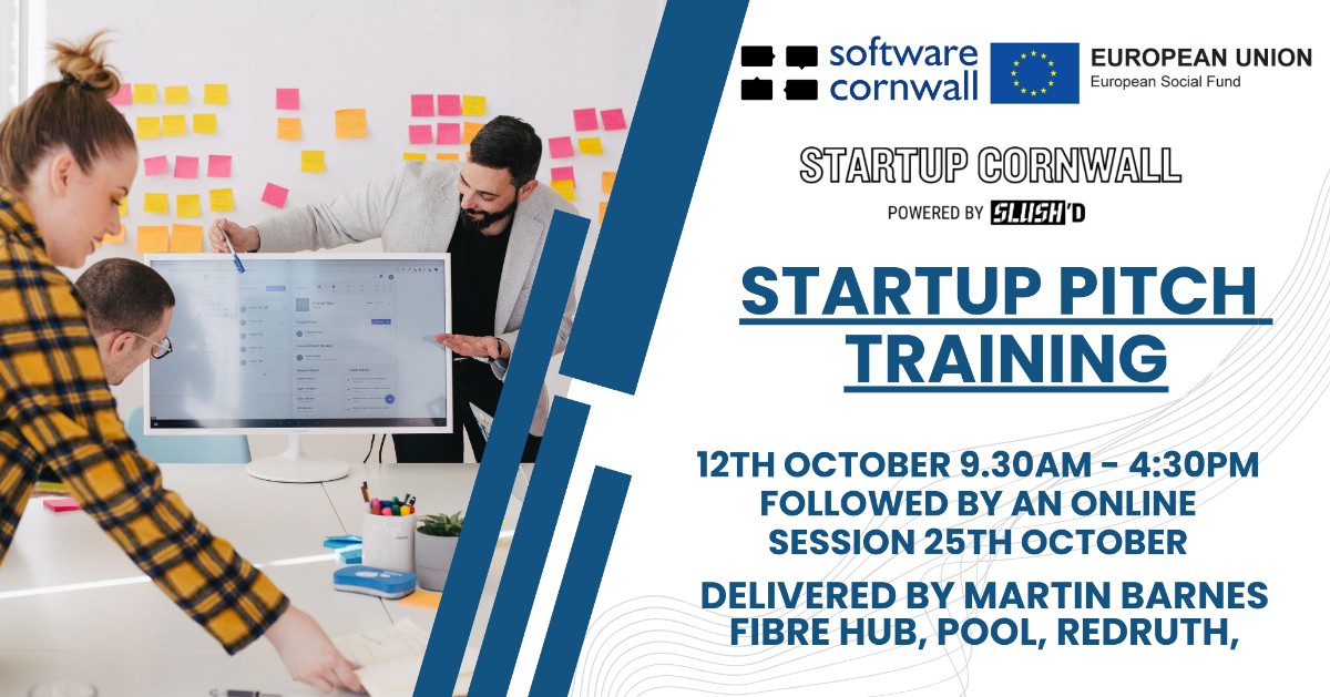This Oct we are running a Pitch Training Workshop to help you to craft an unforgettable pitch, the kind that leaves your audience ready to invest in your vision.

Plus we can offer this to you fully funded, T&amp;C's apply. 
Book here: ow.ly/ACFV50PPcSR