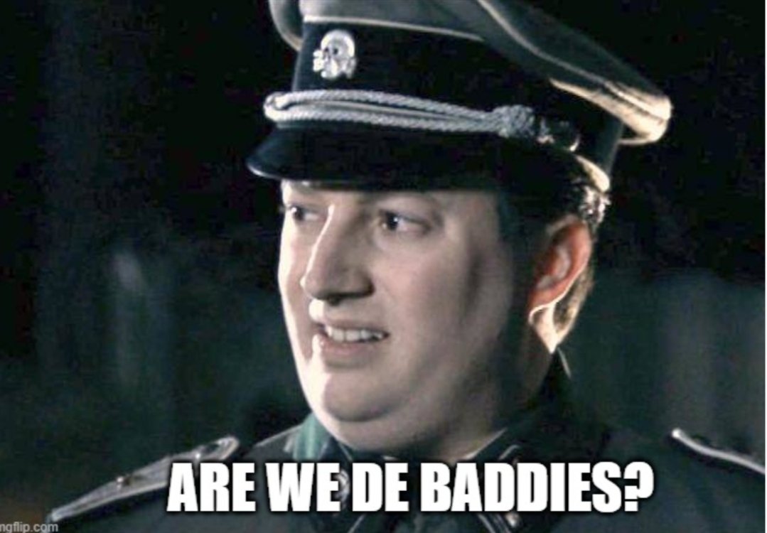 roryontour's tweet photo. Are we the baddies?

It's getting  more and more difficult to pretend we're not on the side of the Nazis in this proxy war against Russia. 

https://t.co/WttOiwwdXE https://t.co/aql8V43tV6