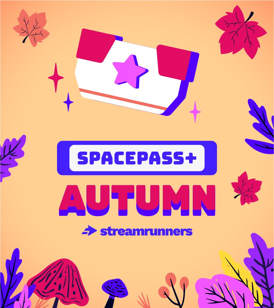 StreamRunnersFR's tweet photo. #CONCOURS 

🎁 Tentez de remporter le  #SPACEPASS #StreamRunners de cette saison "AUTUMN" pour accéder à du contenu exclusif !    

🔄 RT + FOLLOW @StreamRunnersFR
et TAG un ami #streamer qui aimerait également gagner !
    
#twitchfr #streamfr #petitstreamer
⏳ TAS : 02/10 https://t.co/iIO1RyoNYM