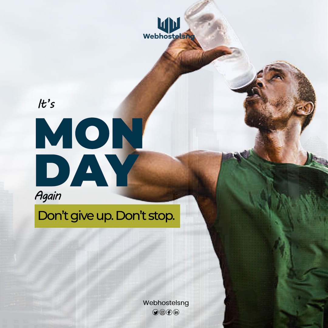 webhostelsng's tweet photo. A new week with a renewed focus and strength. It is not this week we give up, let's go make the week count!

#Happynewweek #MondayMotivation #XOAU #OAUTwitter https://t.co/7gvXo77mxa