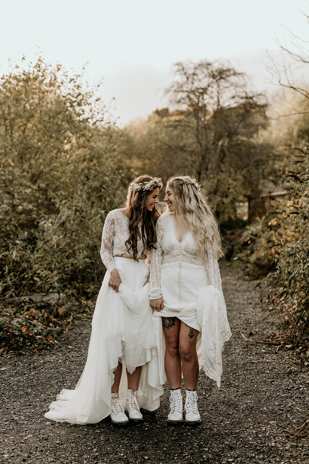 Bowers Mill Wedding With Wildflower Decor And Ruffle Dress