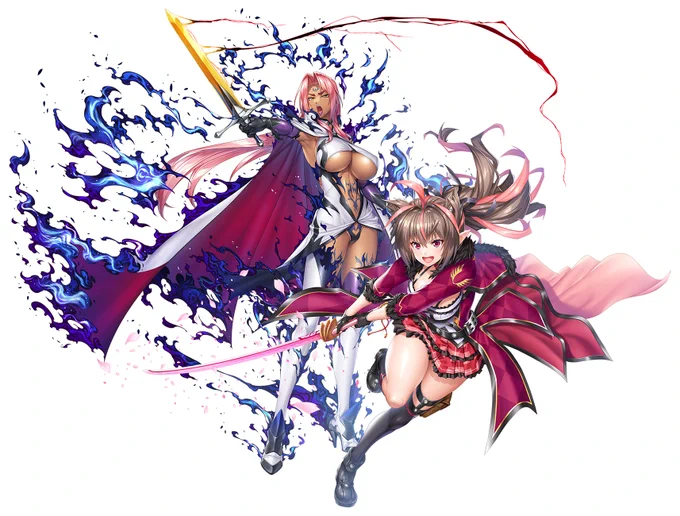 対魔忍RPGにて開催中の五車祭にダブル原画として参加させていただきましたイングリッド&リーナが登場です!宜しくお願いします!Yooooo 魔界騎士!Yabai意思!  