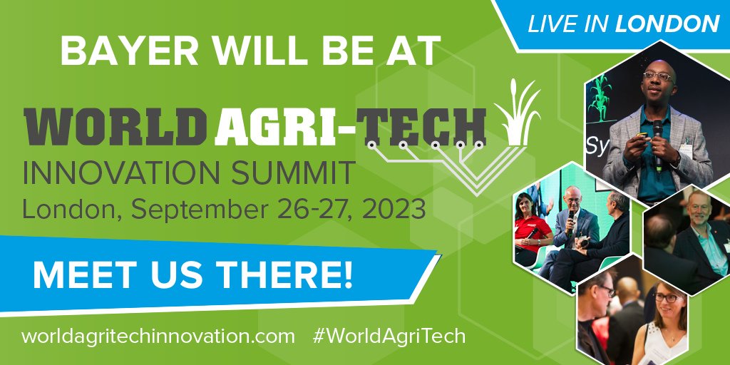 Tom Eickhoff (@eickhofft) on Twitter photo Agriculture’s track record is improving as farmers adopt new tech to help their operations thrive. Teams from <a href="/Bayer4Crops/">Bayer | Crop Science</a> are in London for #WorldAgriTech, sharing how our latest tools are optimizing data and driving the connectivity #farmers & the industry need. Agriculture’s track record is improving as farmers adopt new tech to help their operations thrive. Teams from <a href="/Bayer4Crops/">Bayer | Crop Science</a> are in London for #WorldAgriTech, sharing how our latest tools are optimizing data and driving the connectivity #farmers & the industry need.
