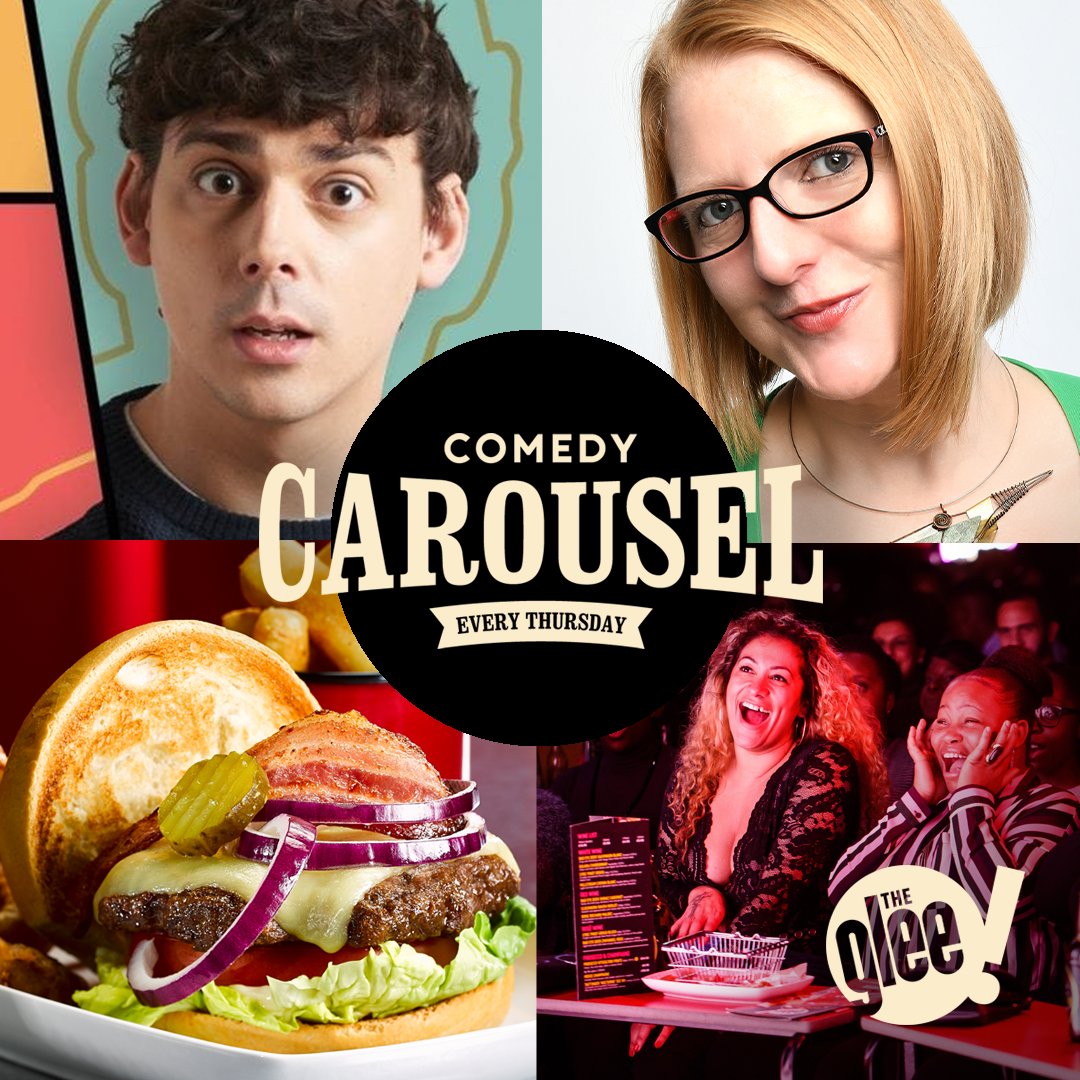 💥 Thursday: Comedy Carousel, featuring Andy Robinson, @MattRichardson3 & @robynHperkins A fast-paced & spontaneous show, featuring top stand-up comedians and a big screen to bring you the best bits from the weird world of the web Tickets 🎟 bit.ly/ComedyCarousel