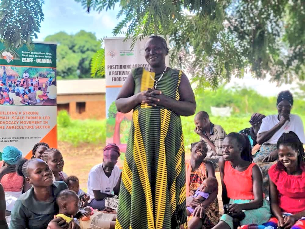 ESAFFUG's tweet photo. 📍 Adjumani district.

Today in Pakele, community members had a discussion on the farming techniques that ensure that small-scale farmer produce healthy products. 

The dialogue was attended by small-scale farmers, extension service providers, input traders and media.

#NOW2023 https://t.co/U8ciKRPsgZ