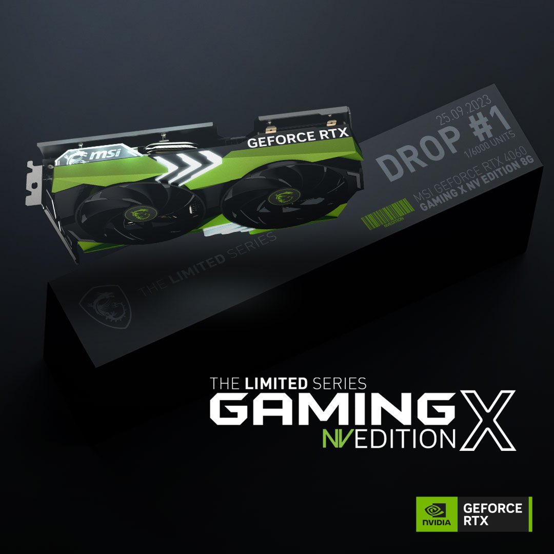 いよいよ公開！ “THE LIMITED SERIES”: MSI GeForce RTX™ 4060 GAMING