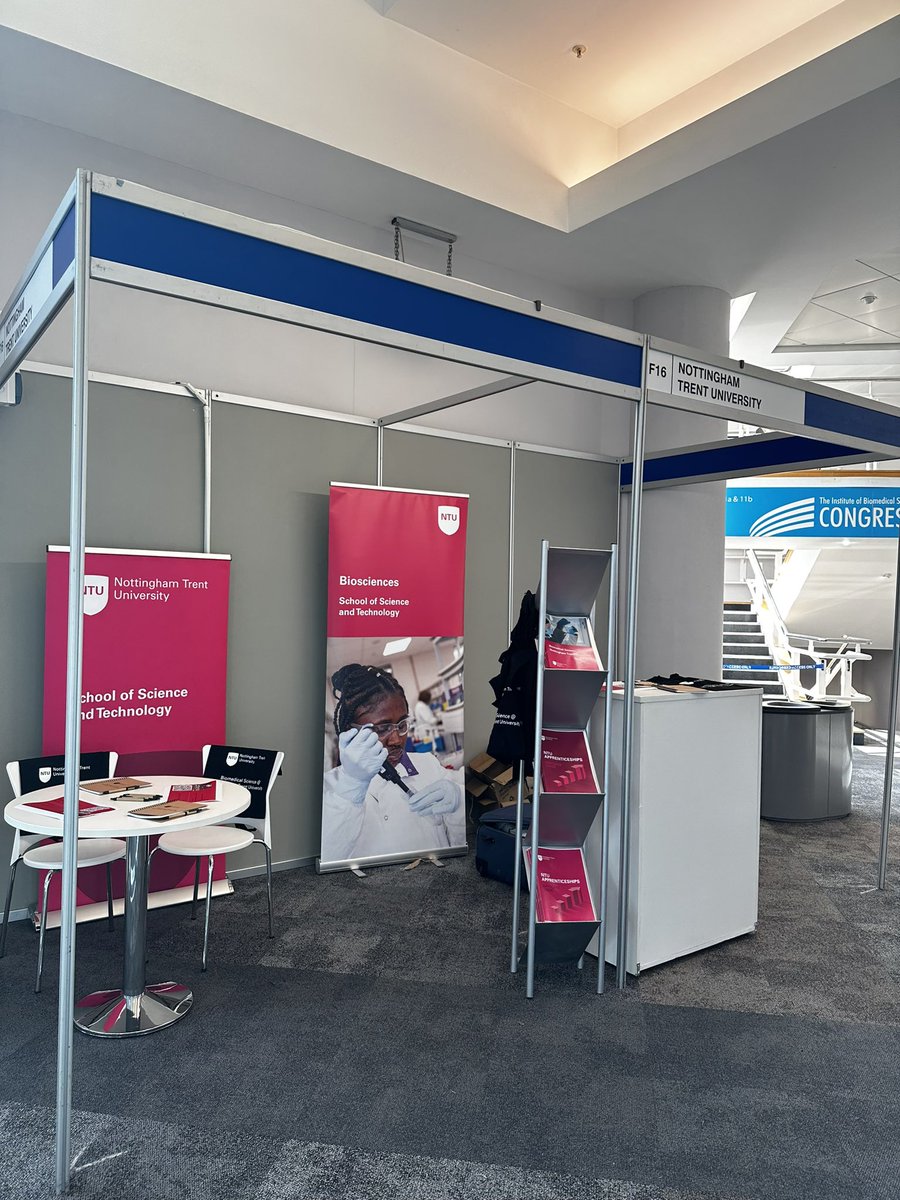 NTUAppBiomed's tweet photo. It’s coming together…

Come see us at stand F16

Near the speakers room and halls 9-11

Flying the flag for @NTUBIOSCIENCES @TrentUni @NTUAppBiomed at @IBMScience Congress 2023 https://t.co/OH63939RoY