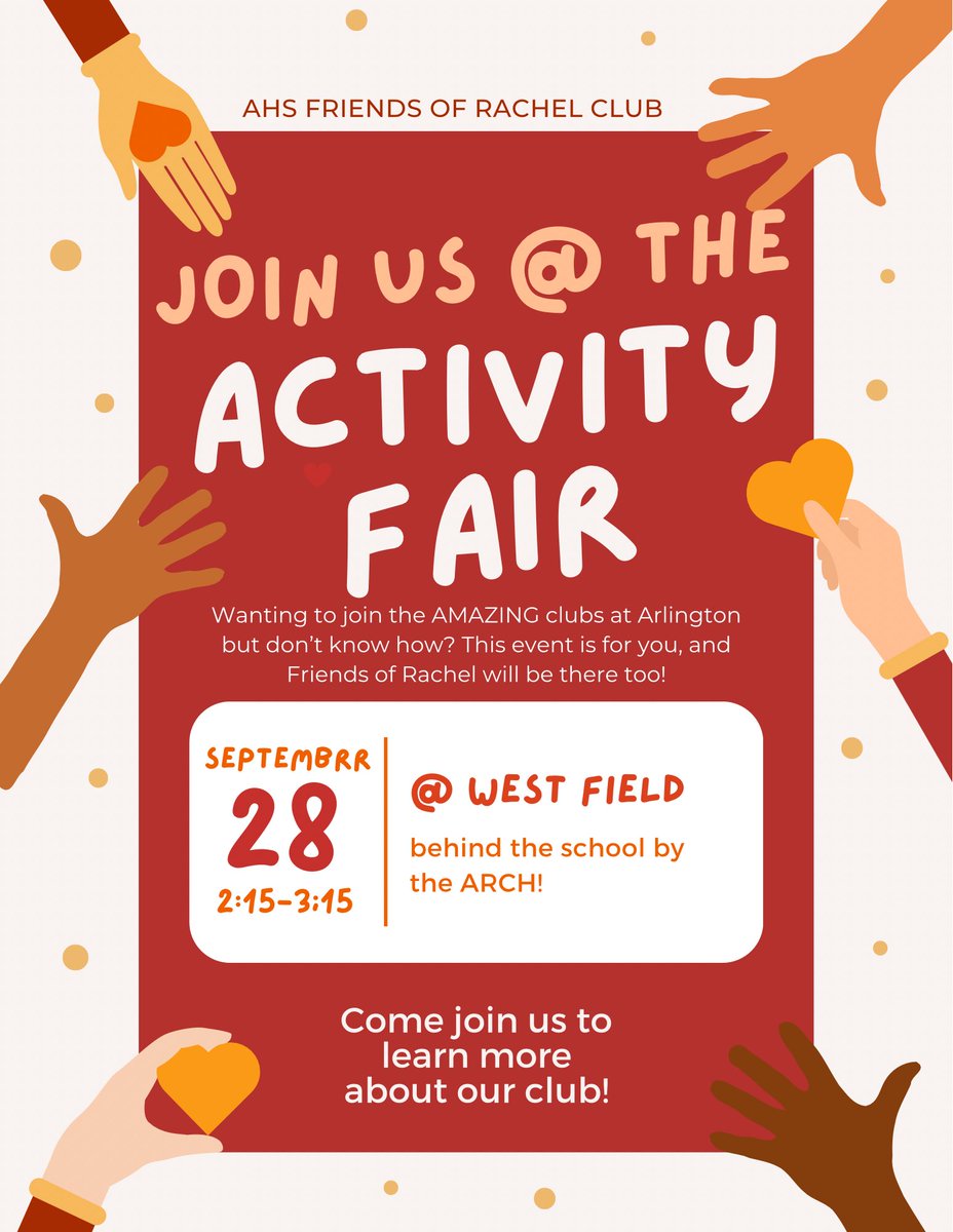 This Thursday! Come join us to learn more about our club!! #spreadachainreaction #KindnessMatters