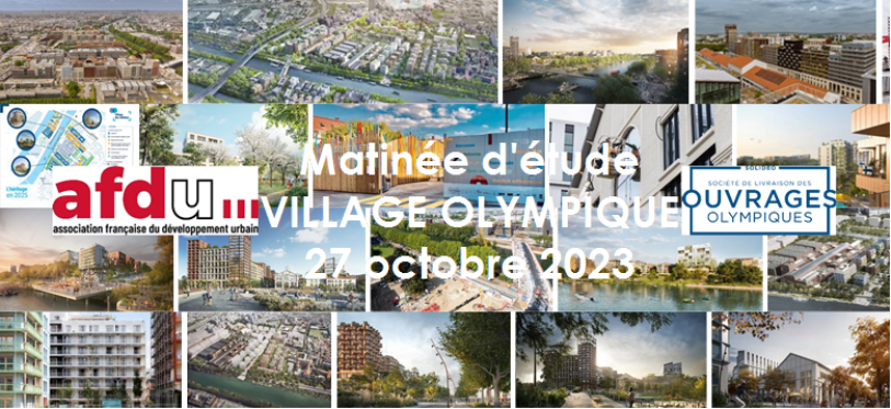 AFDUFrance's tweet photo. MATINÉE D'ÉTUDE de l’#AFDU au VILLAGE OLYMPIQUE en oct. en partenariat avec les Acteurs, élu, financeur, aménageur, promoteur …
👉 Des présentations et visites de chantiers sous l’angle de l’HÉRITAGE et L’EXCELLENCE ENVIRONNEMENTALE ...
https://t.co/1aHNv9CI1e et AFDU LinkedIn https://t.co/icnFPUkidr