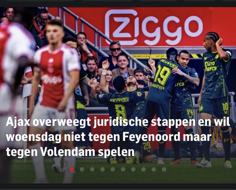 Hele kleine club dat ajax