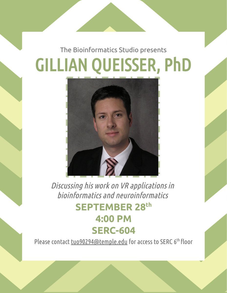 tubioinfostudio's tweet photo. Dr. Gillian Queisser will be the second seminar speaker this Fall, this Thursday 4P (28-9-23) SERC604. If you need access from SERC1 Lobby by elevators between Engineering hall &amp; Women's restroom, email via flier email or DM @quaterniomics.🧬
Neuro-VISOR: https://t.co/fJr3ih4O1H https://t.co/I3pGOr5uFa