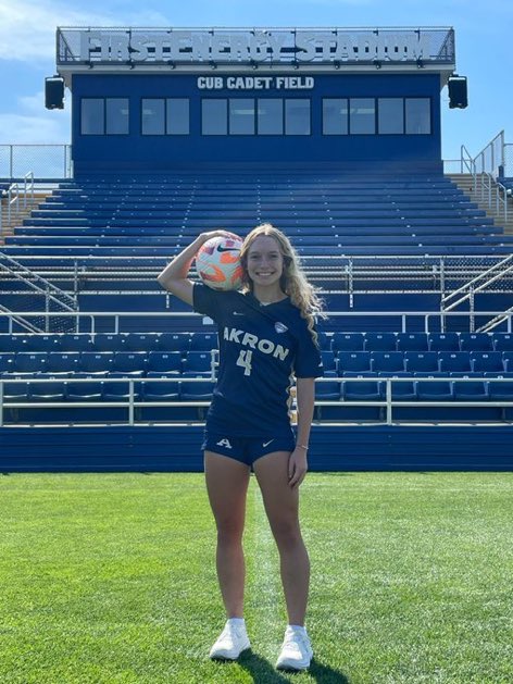 2025 Midfielder/Defender Fiona Buczak has committed to Akron. 

Congrats <a href="/buczak_fiona/">Fiona Buczak</a>!!!