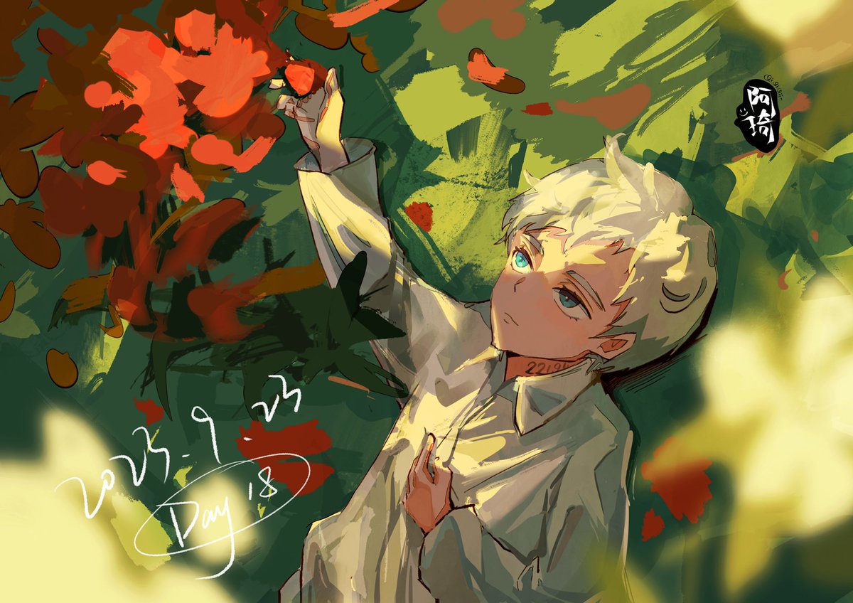 诺曼 #約束のネバーランド #約ネバ #ノーマン #illustration #100日チャレンジ