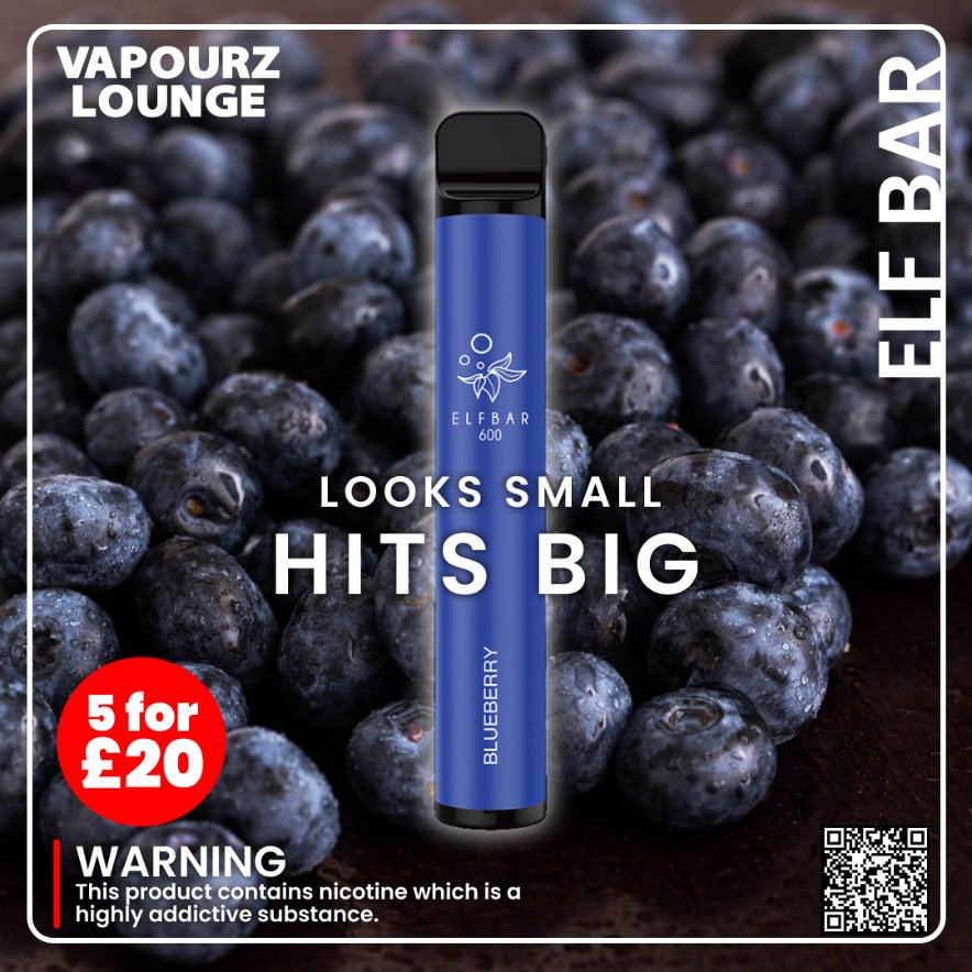Dive into a Blueberry Bliss! Elevate your vaping journey with the irresistible Blueberry Elf Bar Disposable Vape.

Buy 5 for £20

#BlueberryEuphoria #ElfBarMagic #VapeWithFlavor #clapham #london #sw #balham #wandsworth #claphamcommon #battersea #brixton #tooting #claphamjunction