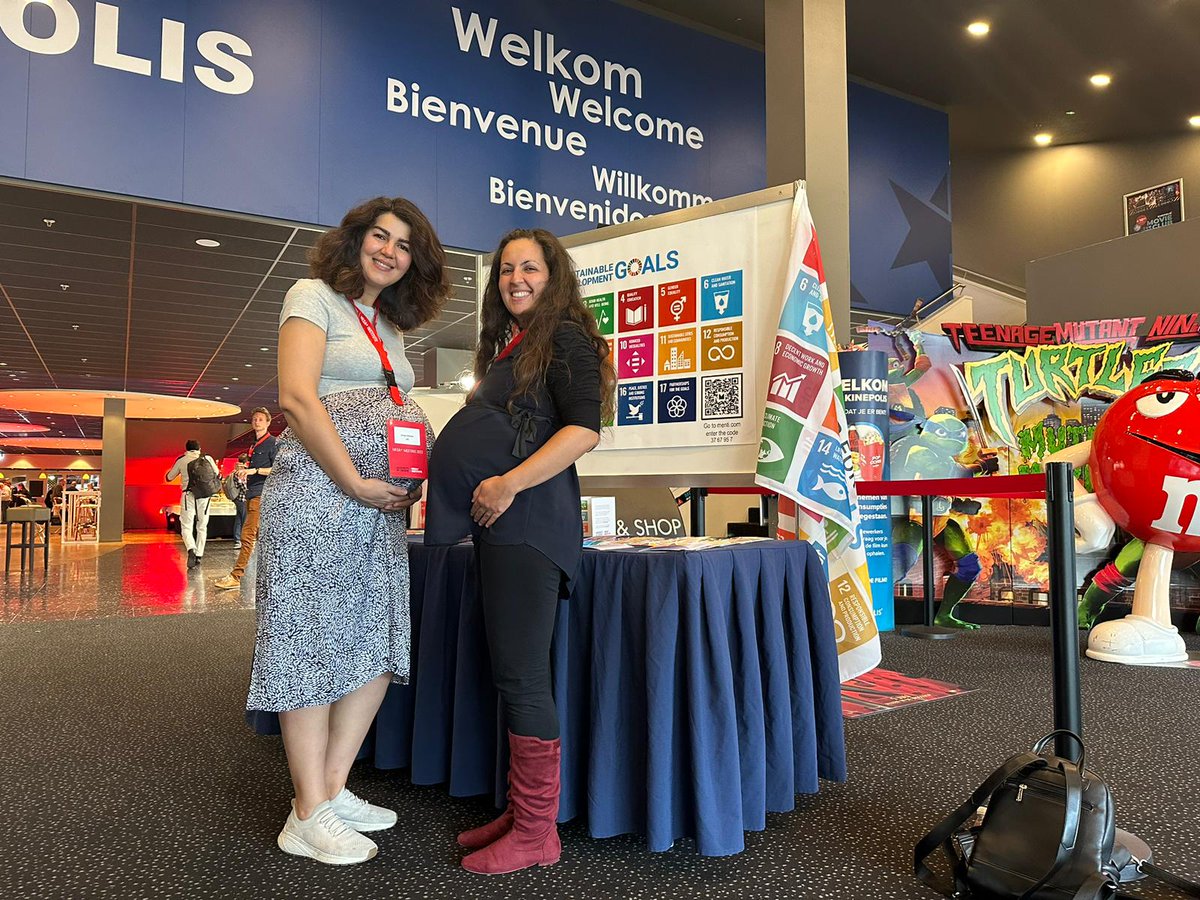 Zeinab (38 weeks #pregnant) and Rebecca (36+4) enjoying #pregnancy leave at the <a href="/ut_mesaplus/">universiteit twente</a> meeting😃 PhD student and advisor #perfect #timing <a href="/UTwente/">University of Twente (inactive)</a> <a href="/STEMoirs/">STEMoirs</a> <a href="/WiriaSol/">wiria soltanpoor</a> #WomenInSTEM #Science #Diversity