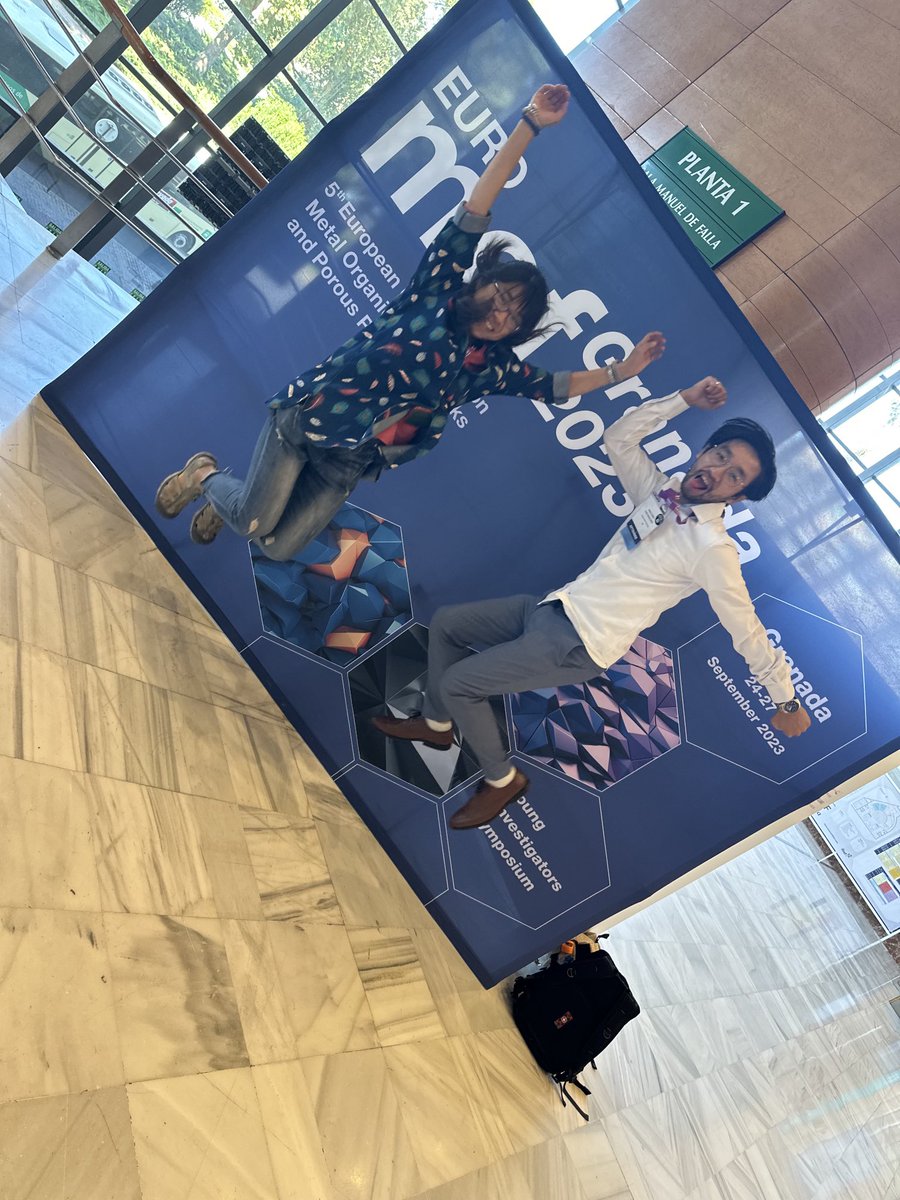 ⁦Nan Chieh and Shu Min are excited to attend <a href="/Euromof2023/">EuroMOF 2023</a>⁩ - vote for them to win the prize…!!! MOFs are the best! ❤️