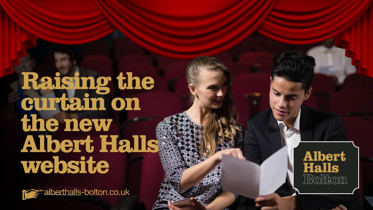 We've got some big news! 👀 We're delighted to announce that we have developed a brand new website to make our incredible programme of events even easier for everyone to access! 🙌 Check it out now: alberthalls-bolton.co.uk