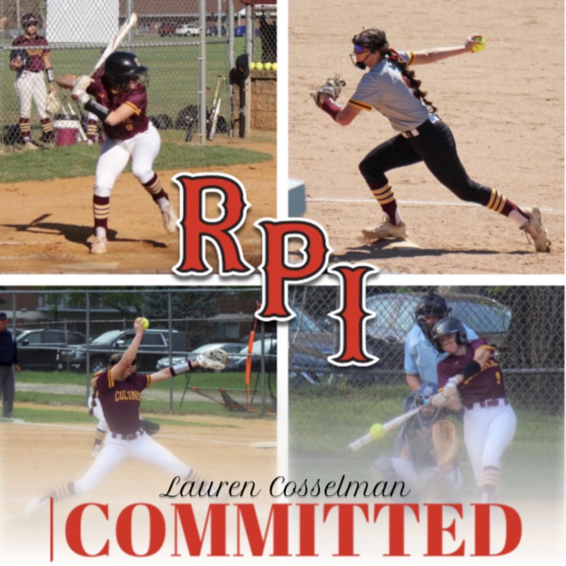 lcosselman4's tweet photo. I am very excited to announce my verbal commitment to continue both my academic and athletic careers at Rensselaer Polytechnic Institute! I want to thank my family, friends and coaches for getting me here! Here's to the next 4! ❤️🤍#letsgored https://t.co/nwtzS7ySCX