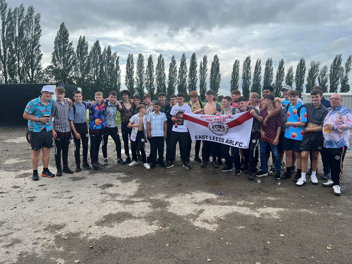 Great set of lads these East leeds u15s, away day at Myton warriors, not the result we wanted, but the boys put there shit shirt on