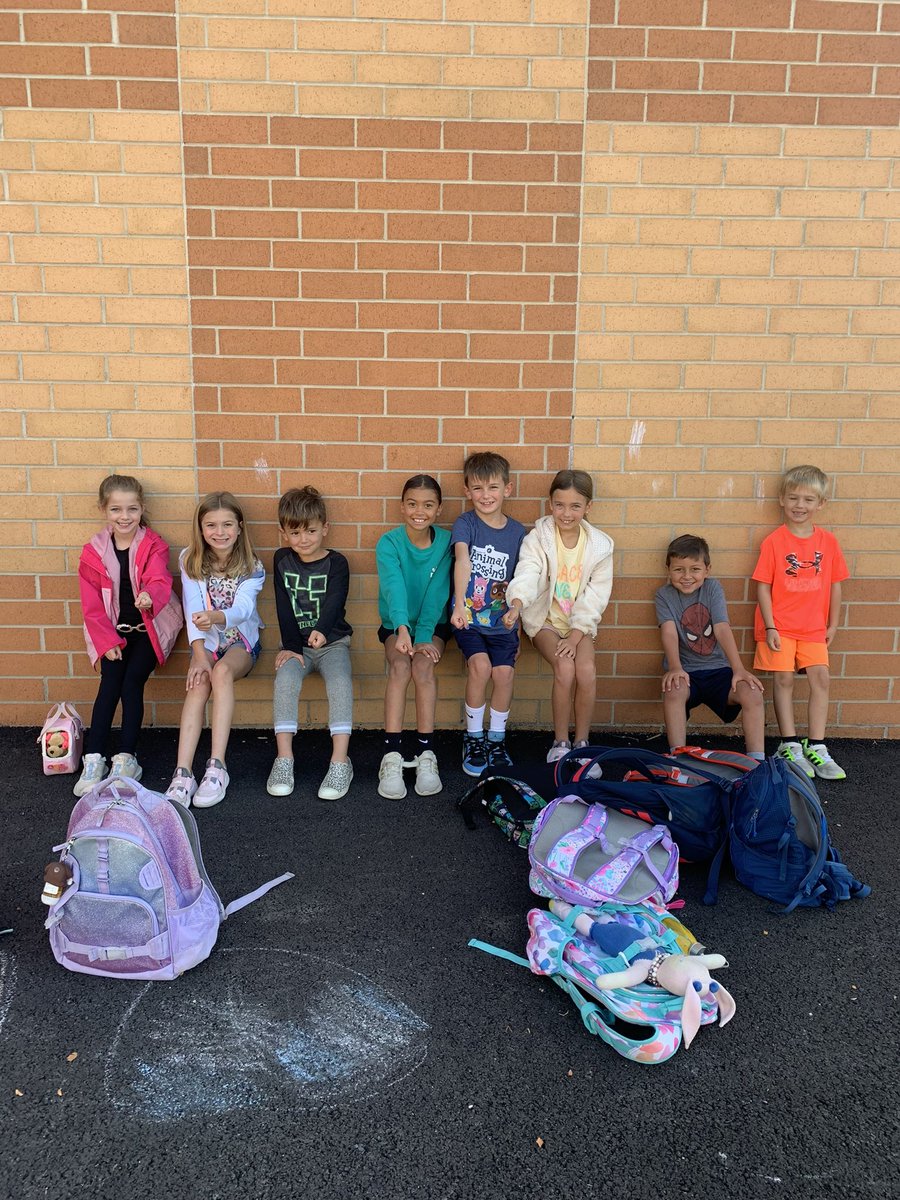 Wall sits for some before school exercise!!