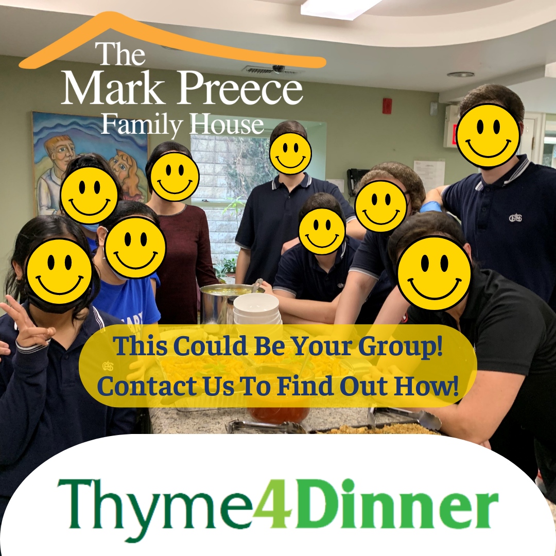 Today is #NationalFoodServiceWorkersDay and The #MarkPreeceFamilyHouse encourages you to help out at #Thyme4Dinner! 
Contact us to find out how your group or organization can participate by preparing a meal for the families who are staying in the house!
markpreecehouse.ca/volunteer