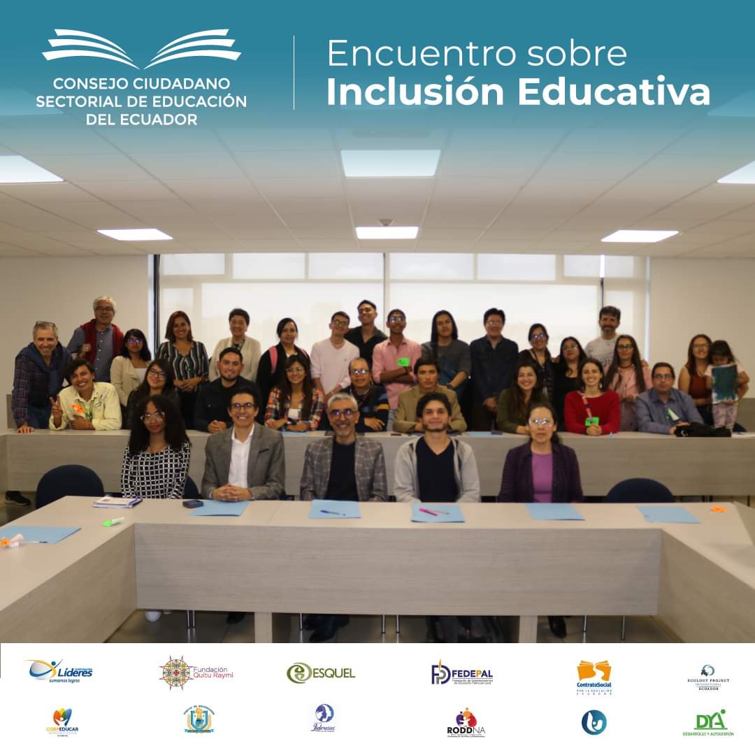 CseEcuador's tweet photo. #CCSE 📖 
En la ciudad de Quito se desarrolló el encuentro sobre Inclusión Educativa con varios representantes de organizaciones sociales y colectivos que vienen trabajando por mejorar la educación en el Ecuador. 
@FundacionEsquel
#EducaciónInclusiva https://t.co/g8hTPQkwo2