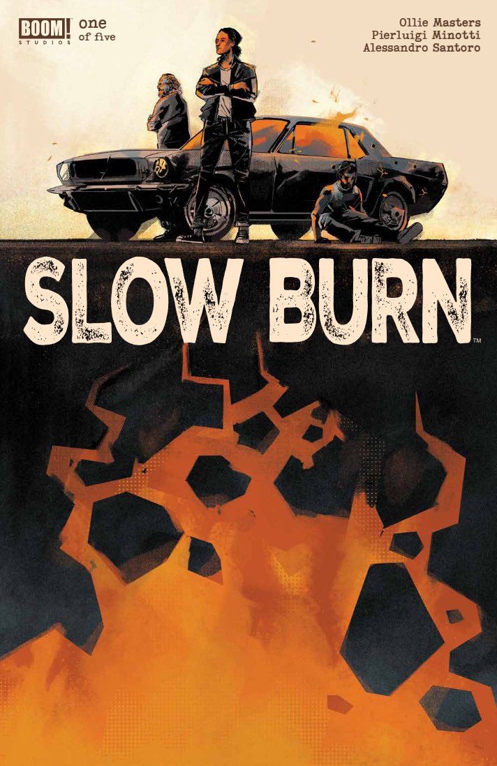 Had the good fortune to read an advance preview of this -- a new crime #1 thriller by <a href="/olliemasters/">ollie masters</a> and Pierluigi Minotti. This thing glimmers like an angry ember, all coal-black tension and unfolding mystery. Very highly recommended. 
FOC is NOW, so preorder quick.