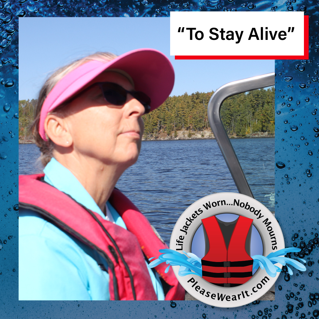 Ronda Garnettfrom Iowa shares her reason why she wears a life jacket. Please wear your life jacket to stay alive too. #LifeJacketsWornNobodyMourns