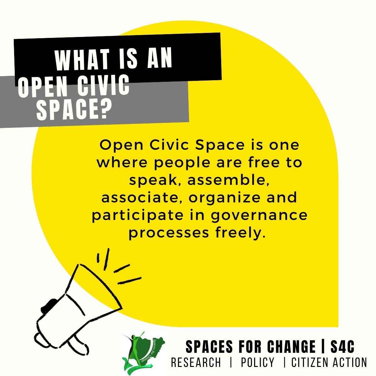 Spaces for Change tweet media