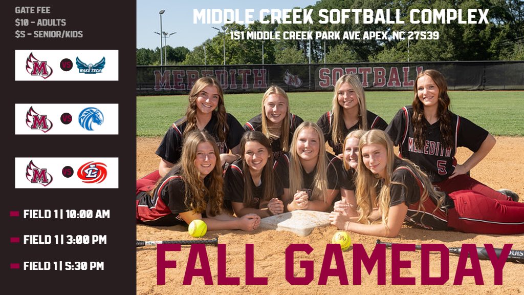 Meredith College Softball tweet media