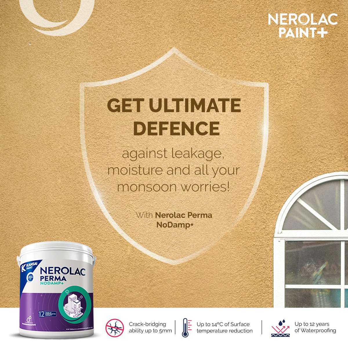 Nerolac_Paints's tweet image. No more damp days with Nerolac Perma NoDamp+, The Bahubali of Waterproofing.

Ab milega ultimate defence with upto 12 years of waterproofing.

#Nerolacpaints #PaintPlus #Nerolac #HomePaint #HomePainting #BudgetFriendlyPaints #Smoothness