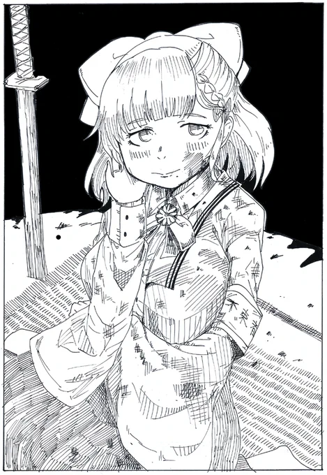 「まぁ...お恥ずかしい」 