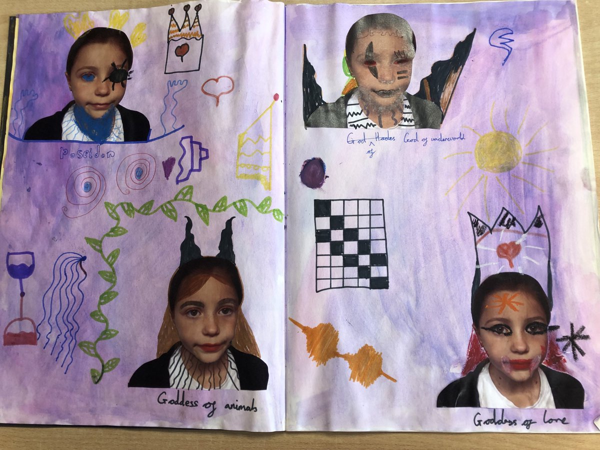 NewburghPrimary's tweet photo. Year 5 demonstrated their knowledge on the artist Victoria Topping and sketched out ideas for their self-portrait as a Greek God or Goddess.
Children used photos and drawing media to create multiple design.
Great art work Year 5!🎨
#NPS #NPSart https://t.co/M0ts0ivxNH