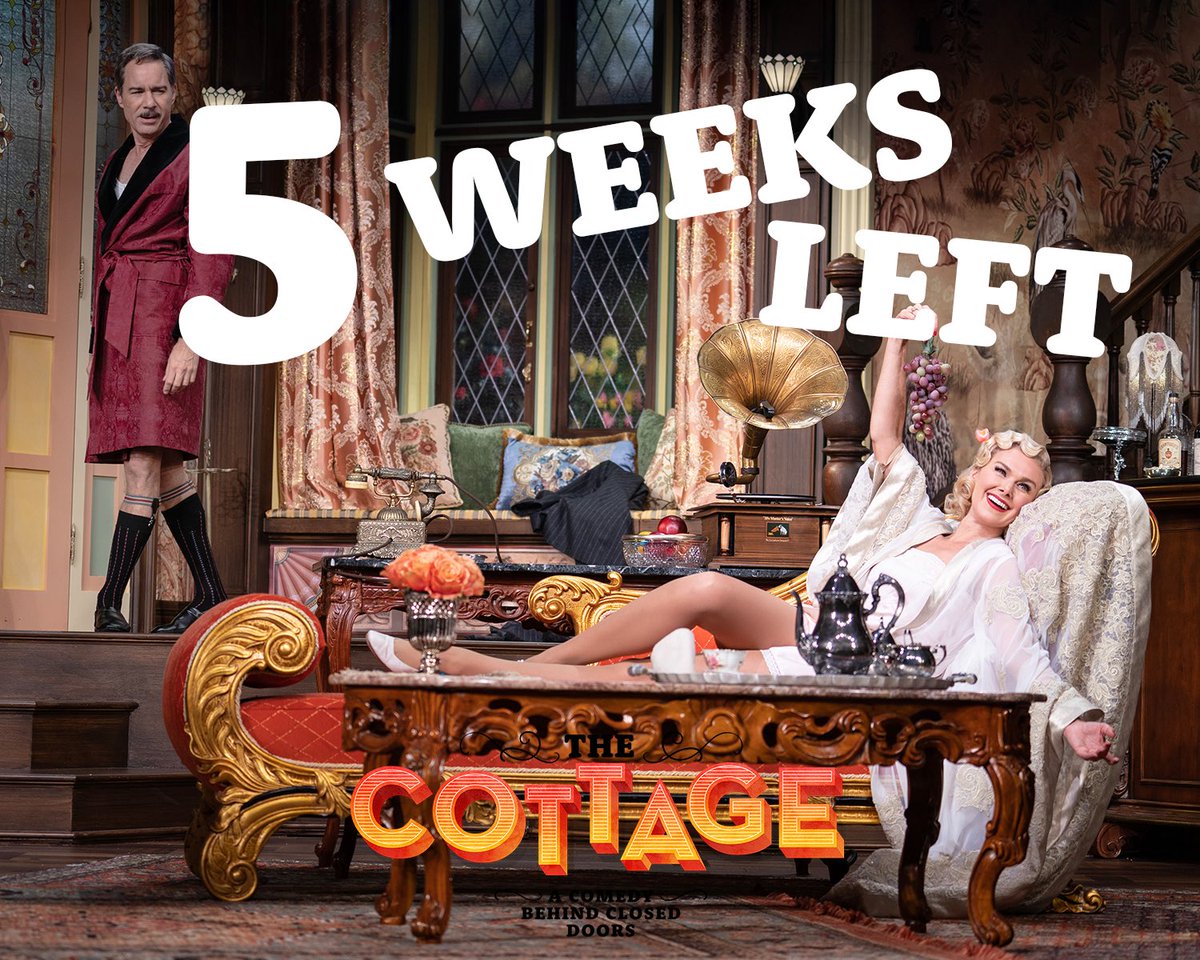 Have you come to our Cottage yet? Our doors are only open for 5 more weeks, darlings! 🏡 📸: Joan Marcus