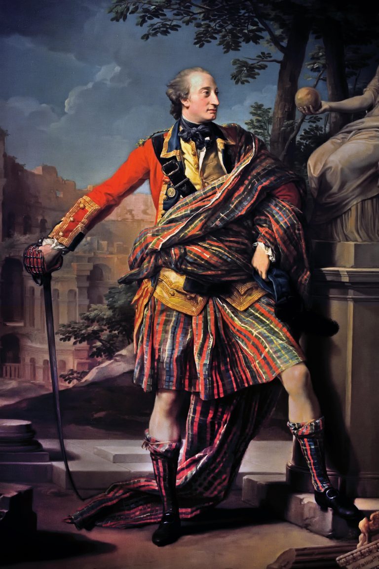 #25 A Scotsman togate in tartan, gazing wistfully in front of a ruin, Batoni's wonderfully outrageous portrait of Col. William Gordon is splendid evidence of the joy and power of Rome as a place and an idea - and the echoes of the past that reverberate in the city #CityofEchoes