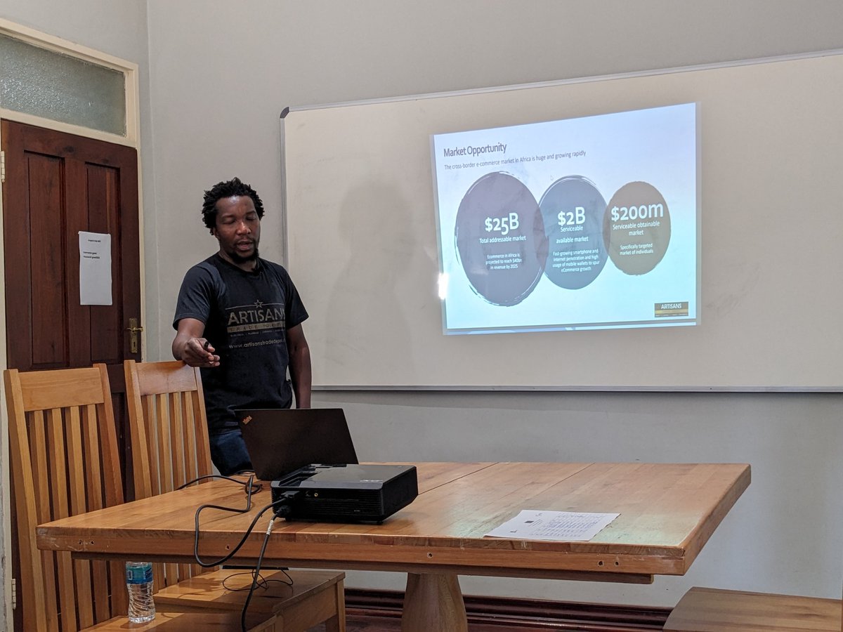 ImpactHubHarare's tweet photo. Day 1 of our ENRICH in Africa Scaling Programme Immersion Week off to an amazing start! 🚀 Meet our diaspora entrepreneurs, Hope Ndhlovu of Tuverl 🚗💡 and Nick Mgijima of Artisans Trade Depot 🏠🛒. They're ready to scale their innovative solutions in Harare! https://t.co/N2sNOcDoGM